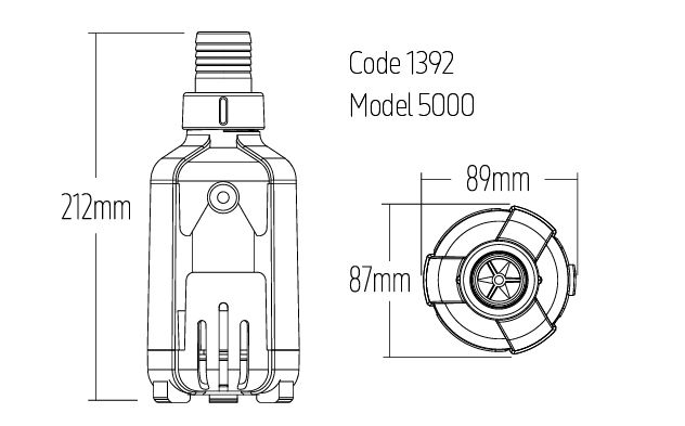 TMC Reef Pump Compact 5000 – Ultra-Quiet High-Flow DC Aquarium Pump