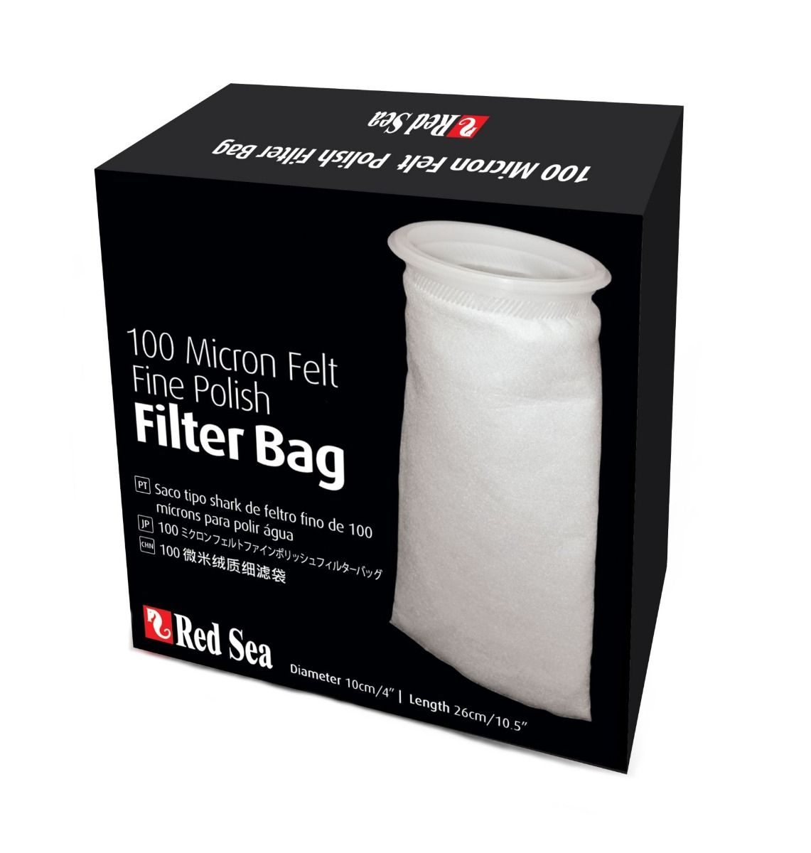 Red Sea 100 Micron Filter Bag Sock – Replacement for Reefer Tanks