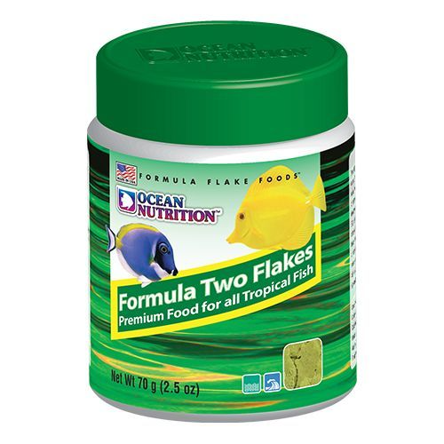 Ocean Nutrition Formula 2 Flake 34g - High-Protein Food for Herbivorous Fish