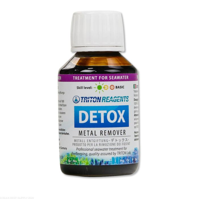 Triton Detox 100ml - Heavy Metal Removal Treatment for Reef Aquariums