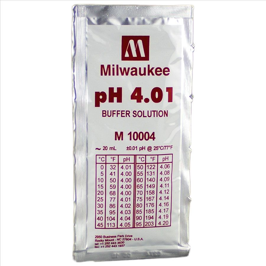 Milwaukee/Neptune 4.01 pH Buffer Calibration Fluid – Accurate Calibration for pH Probes