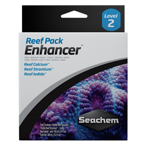 Seachem Reef Pack Enhancer – Calcium, Strontium & Iodide Supplement Kit