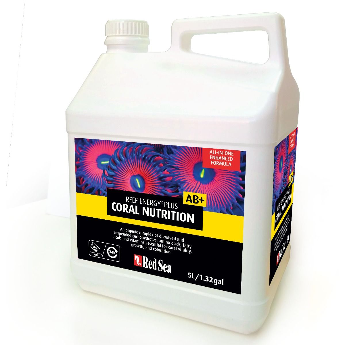 Red Sea Reef Energy Plus (AB+) 5L – Coral Growth & Color Supplement