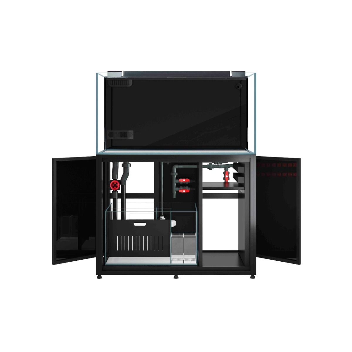 CADE Reef S2 1200 Rimless Saltwater Aquarium - 432L with Twin Intake Weir