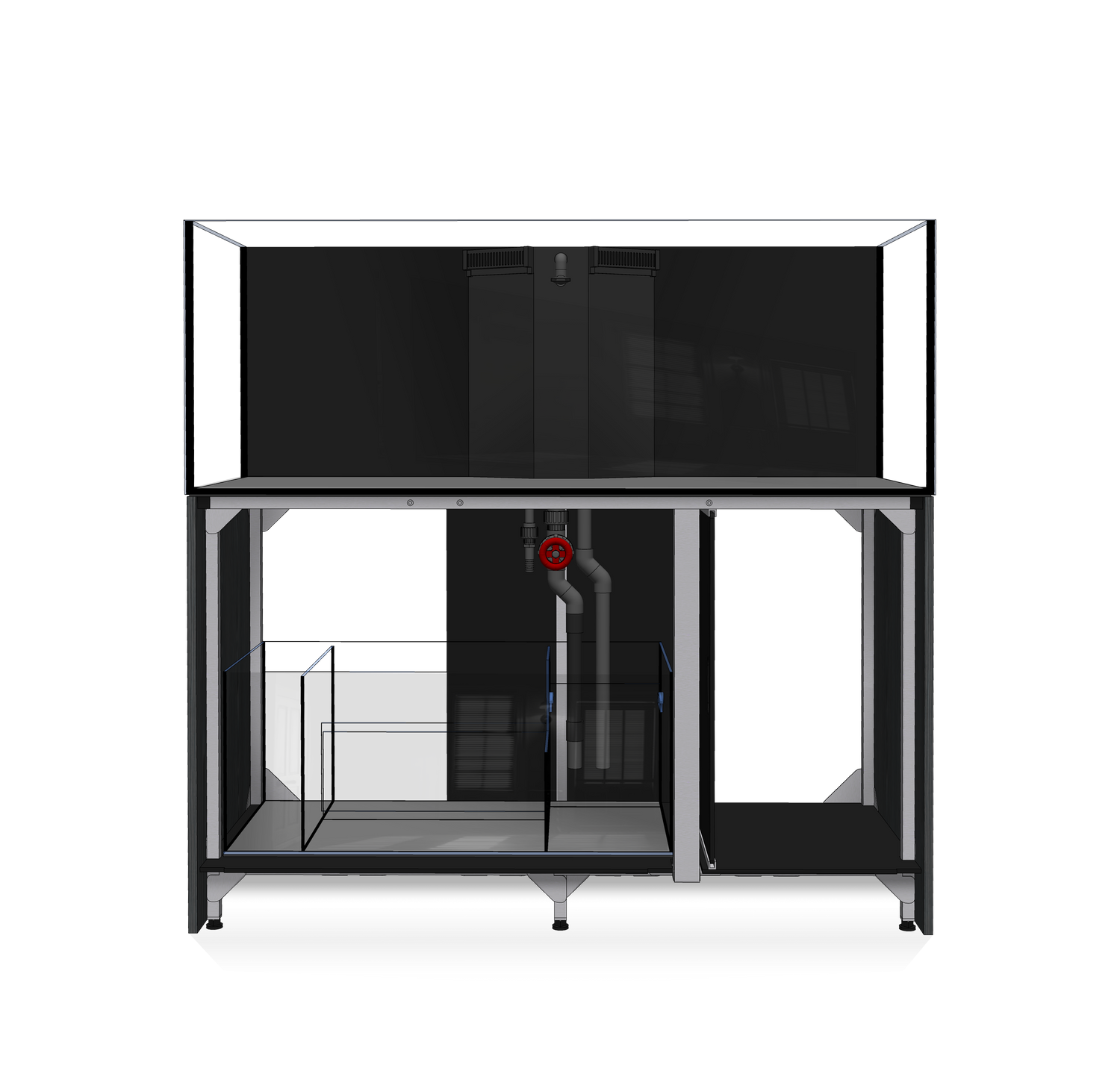 D-D Aqua Pro Reef Aquarium 1500 Aquaframe (Alu Frame)