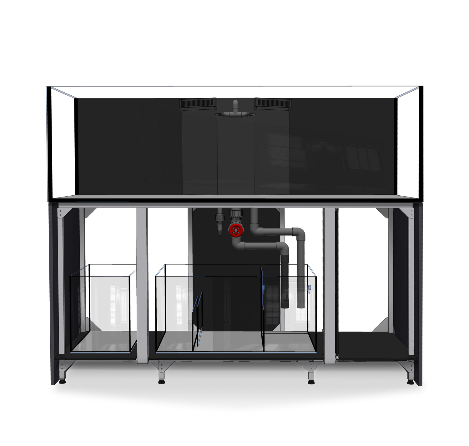 D-D Aqua Pro Reef Aquarium 1800 Aquaframe (Alu Frame)