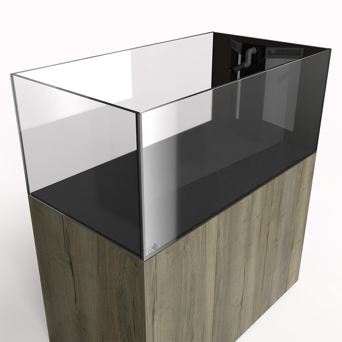 D-D Aqua-Pro Reef Peninsula 1350P – 561L Low Iron Glass Marine Aquarium with Aluminium Cabinet