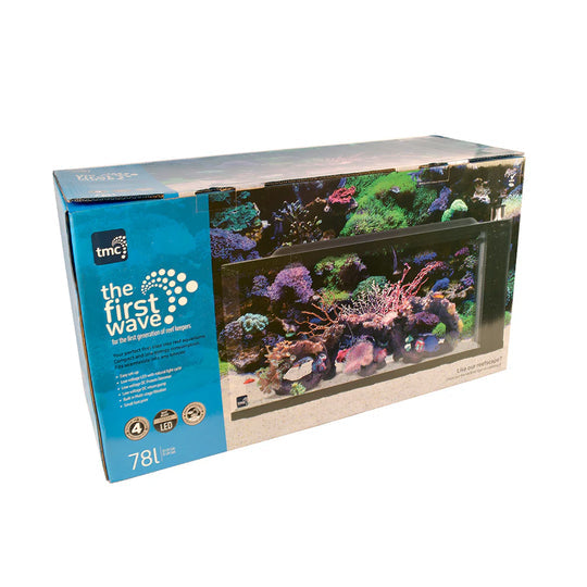 TMC FIRST WAVE 78L AQUARIUM SET + FREE HEATER