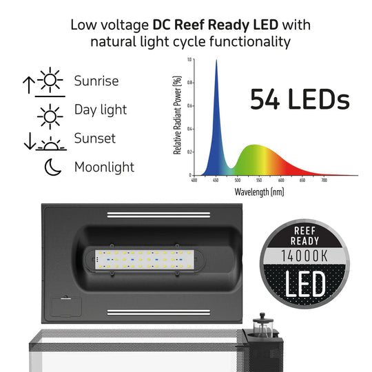 TMC FIRST WAVE 78L AQUARIUM SET + FREE HEATER