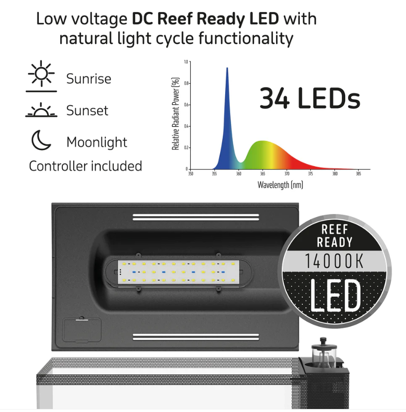 TMC FIRST WAVE 48L AQUARIUM SET + FREE HEATER
