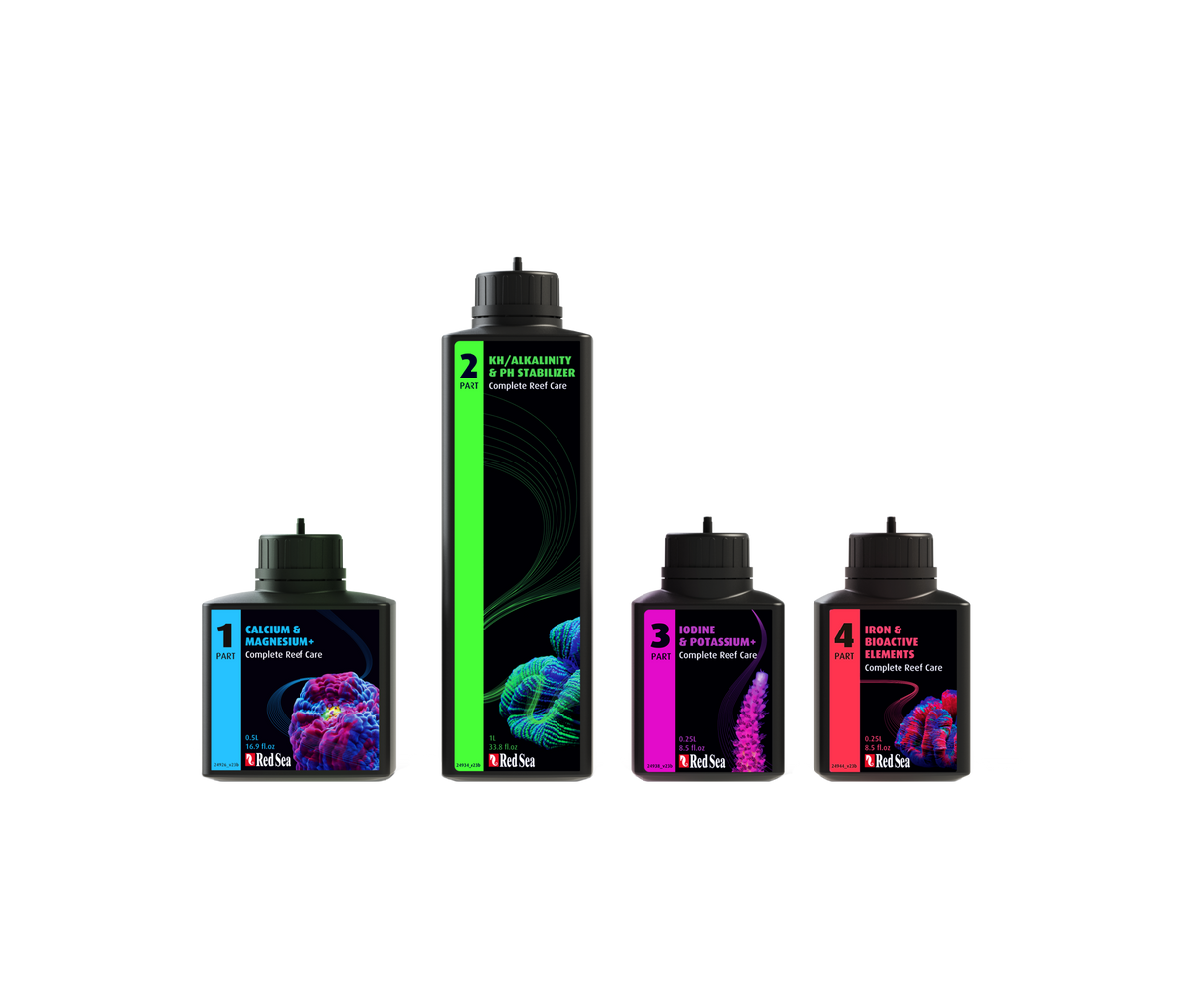 Red Sea 4 Part Complete Reef Care Small Set 150L