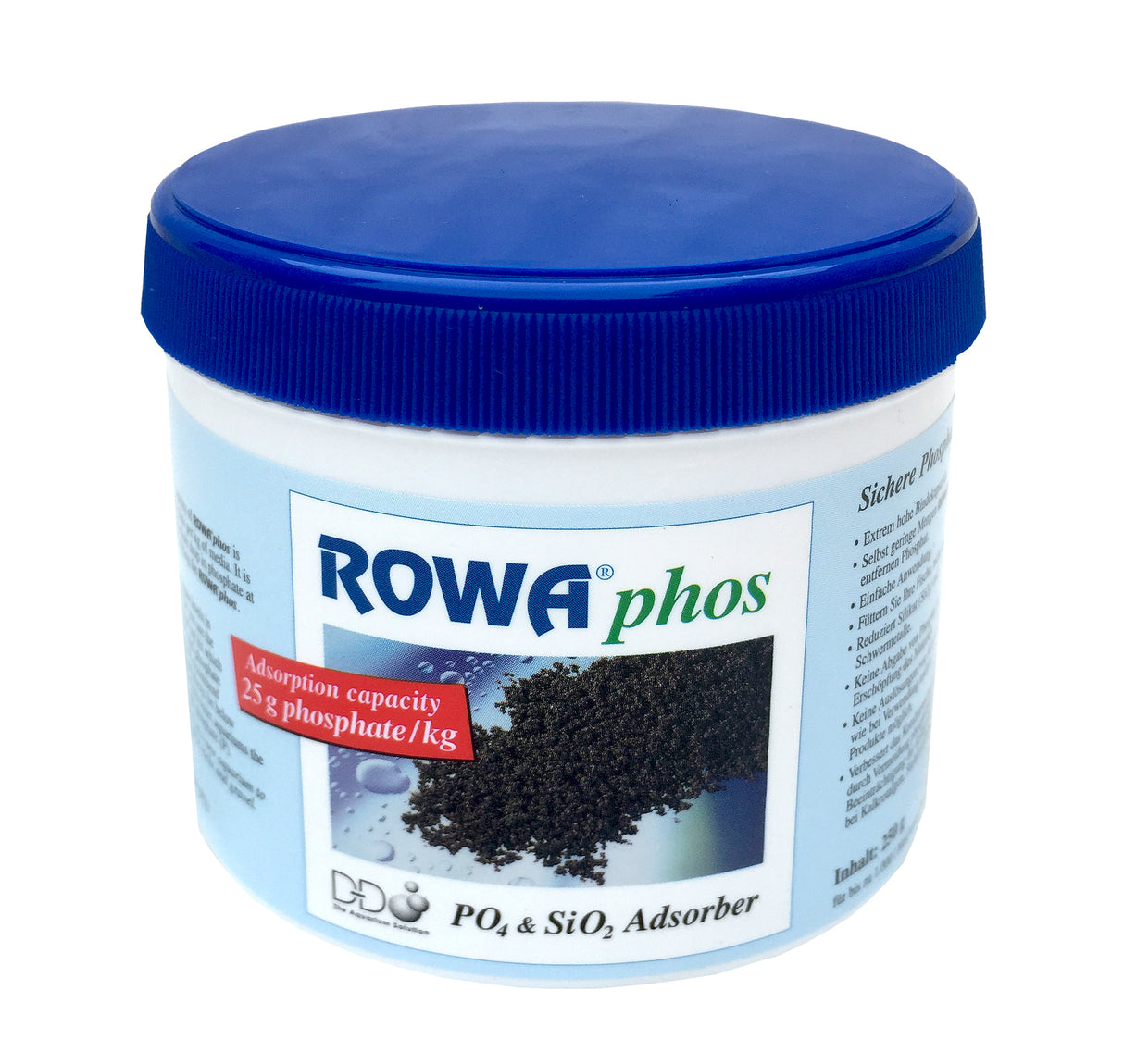 Rowaphos phosphate remover 250g tub & bag