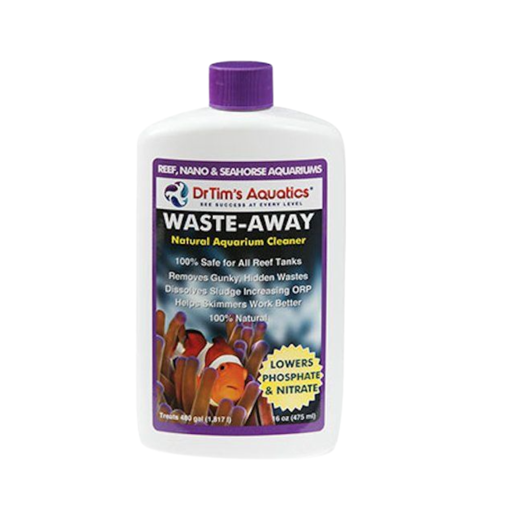 Dr. Tim's Waste Away Natural Aquarium Cleaner 4oz | Sludge Busting Bacteria