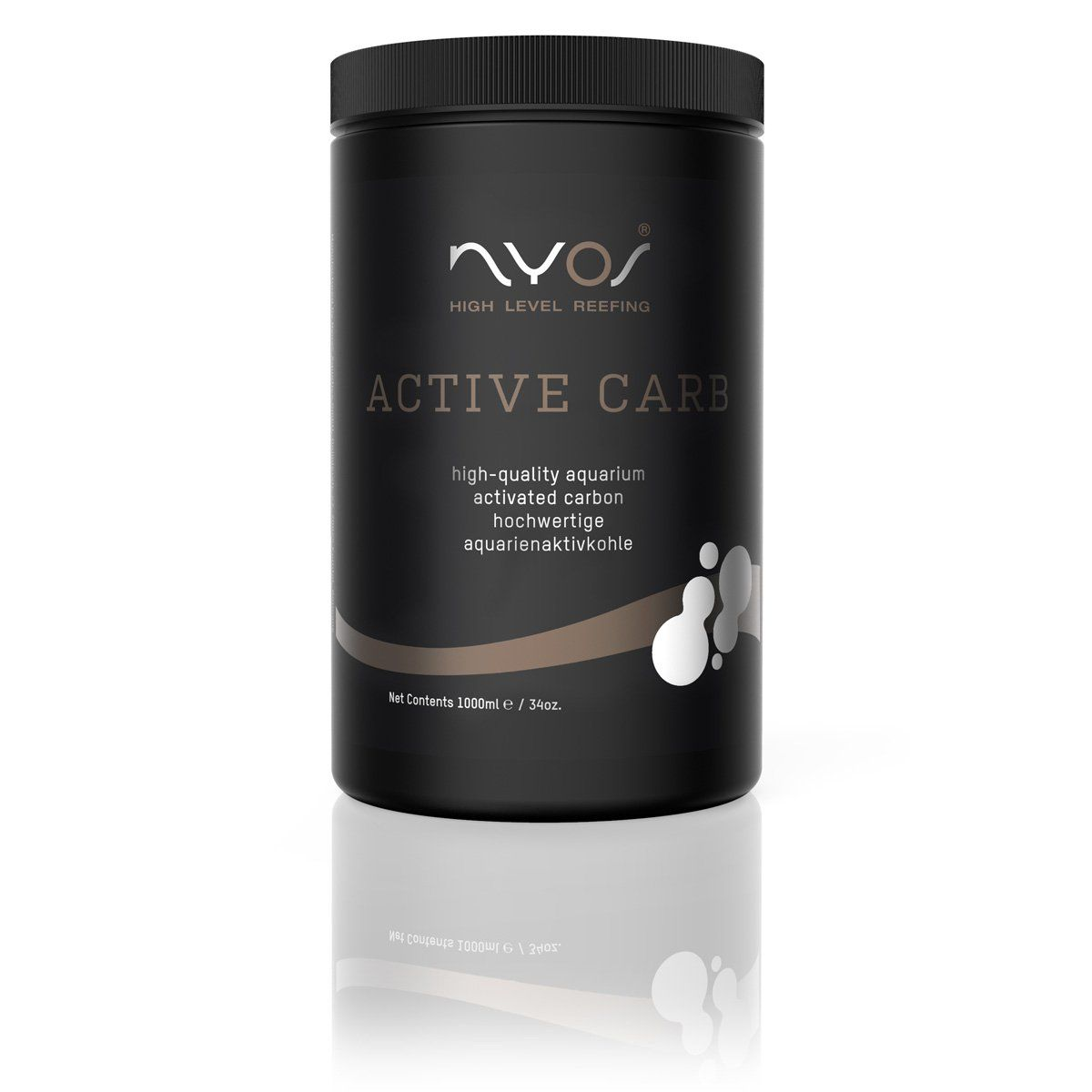 Nyos Active Carb 1000ml – Premium Activated Carbon for Clear Aquariums