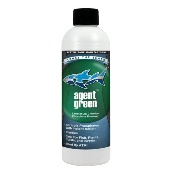 ATM Agent Green 16oz – Fast-Acting Phosphate Remover for Reef Aquariums