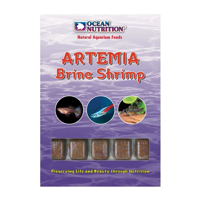 Ocean Nutrition Frozen Artemia + Sp + Garlic - Brine Shrimp with Spirulina & Garlic