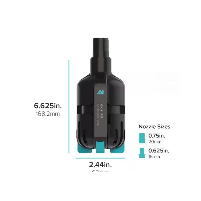 AI Axis 40 Centrifugal Pump – Smart DC Aquarium Return Pump (400 GPH)