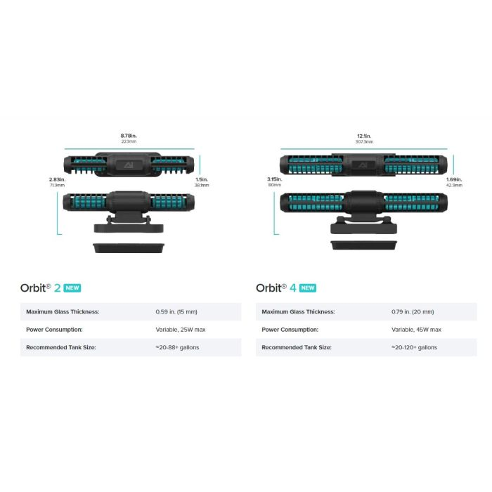 AI Orbit 4 Cross Flow Wave Pump – Advanced Reef Aquarium Circulation