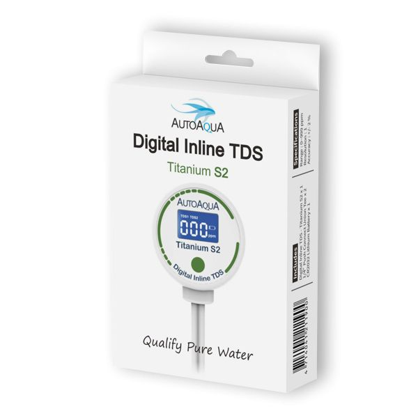 D-D AutoAqua Titanium S2 Inline TDS Meter