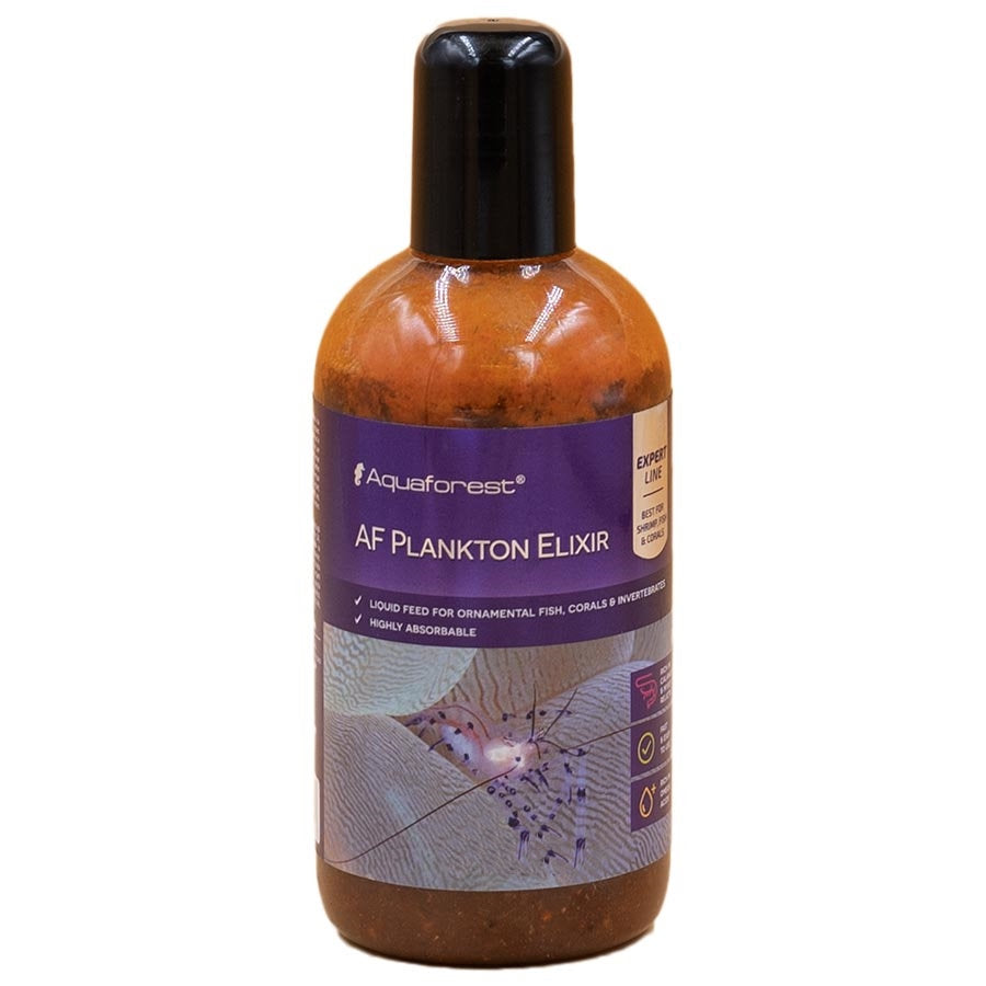 Aquaforest Plankton Elixir 250ml – Omega-3 Rich Liquid Food for Marine Fish & Corals