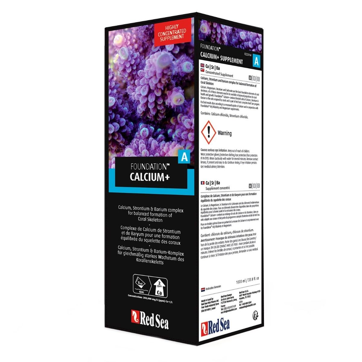 Red Sea Foundation A Calcium 1000ml — Coral Growth Supplement