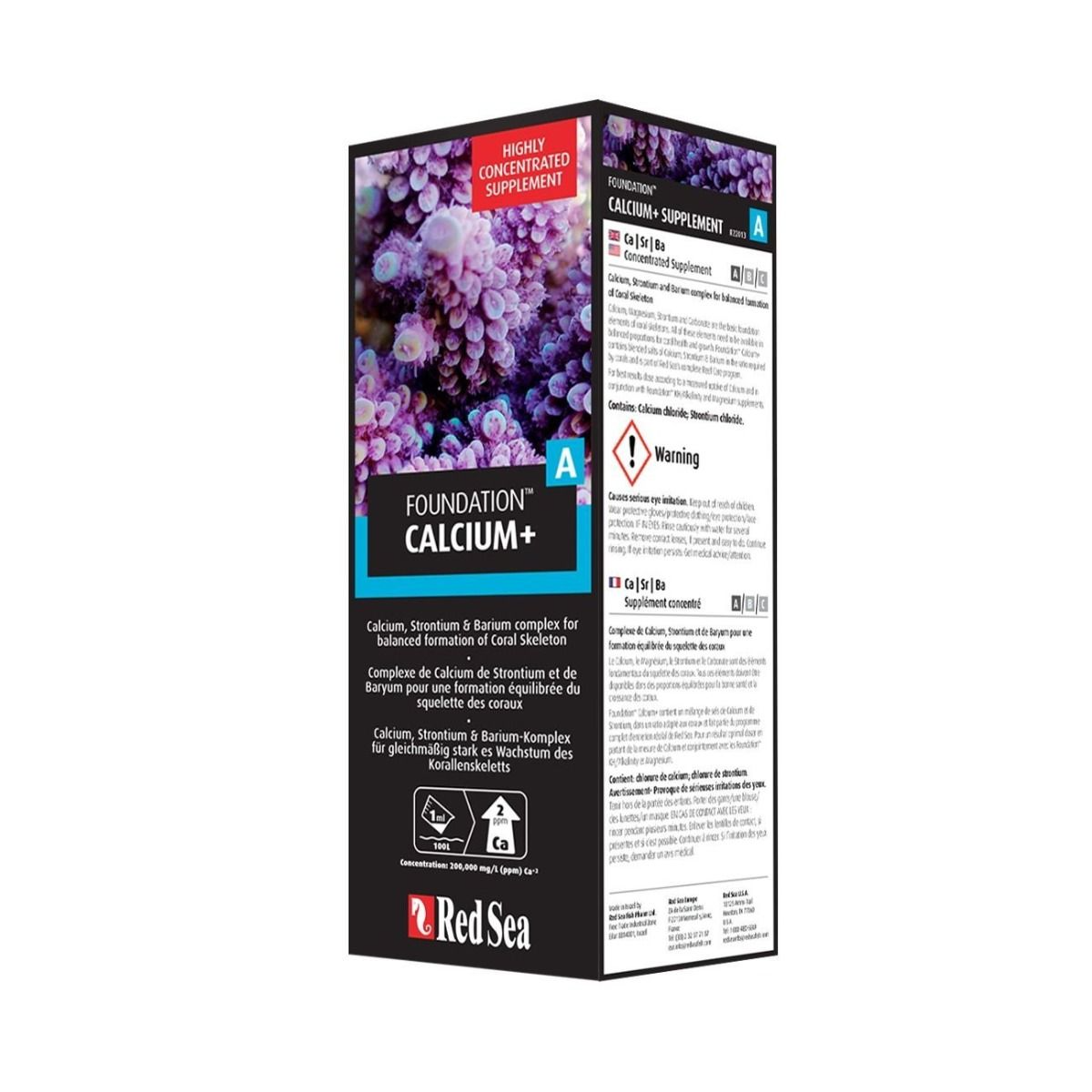 Red Sea Foundation A Calcium 500ml — Coral Growth Supplement