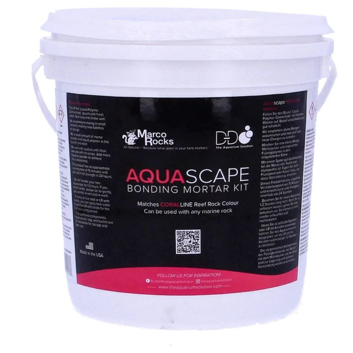 D-D Aquascape Bonding Mortar Kit 5L – Coralline Colour for Perfect Rock Aquascapes