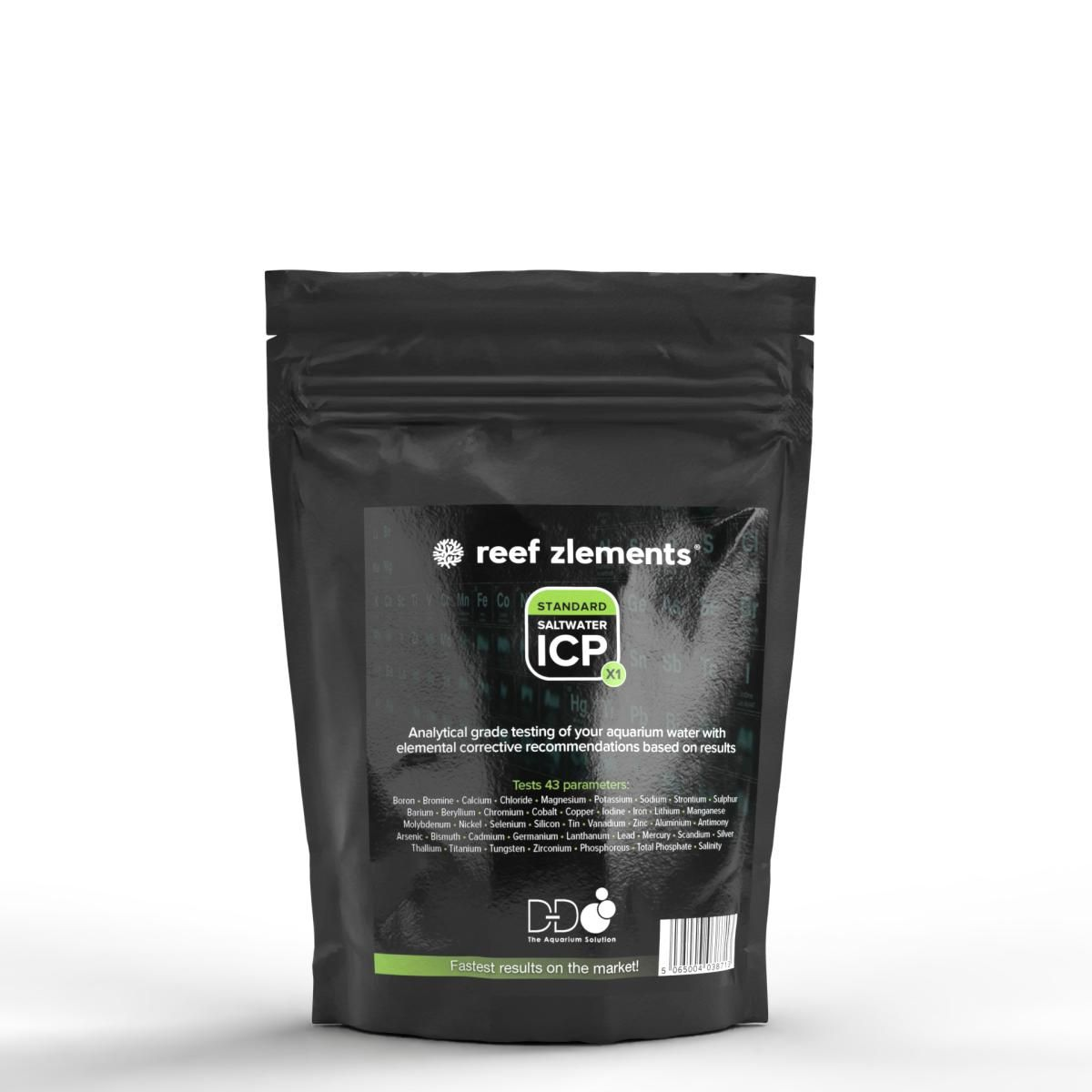 Reef Zlements Saltwater ICP Test – Single + RO Water Test