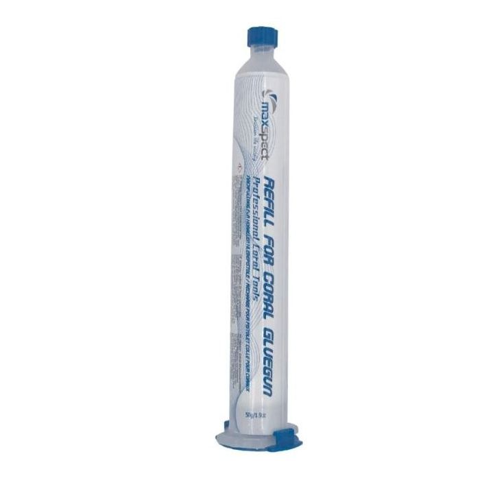 Maxspect Coral Glue Refill – 50g Cyanoacrylate Gel with 2 Replacement Nozzles