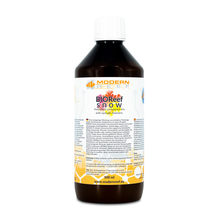Modern Reef BioReef Snow 1000ml – Clears Toxins, Supports Sponge Growth, Improves Water Quality