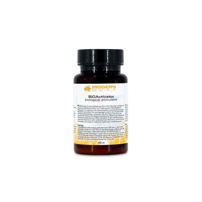 Modern Reef BioActivator Biological Stimulator 250ml – Promotes Coral Growth & Water Clarity