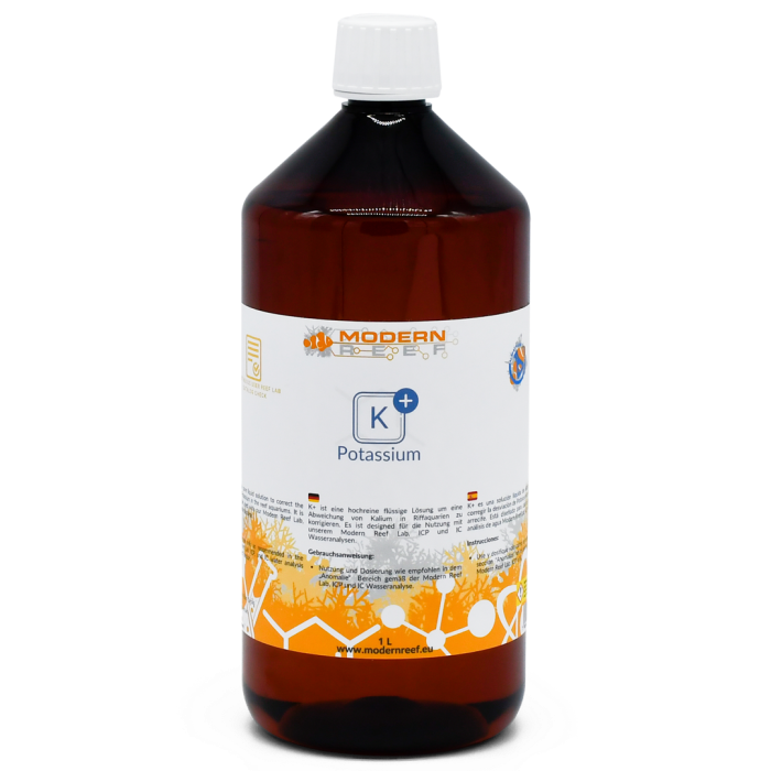 Modern Reef K+ 1000ml – Potassium Correction for Reef Aquariums