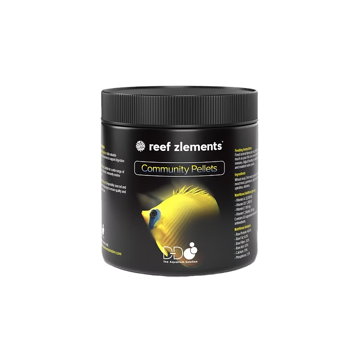 Reef Zlements Community Pellets 200G - Balanced Marine Fish Food