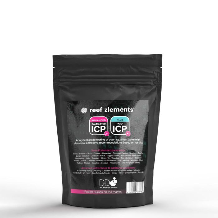 Reef Zlements Advanced Saltwater ICP Test + RO Test – Complete Water Analysis