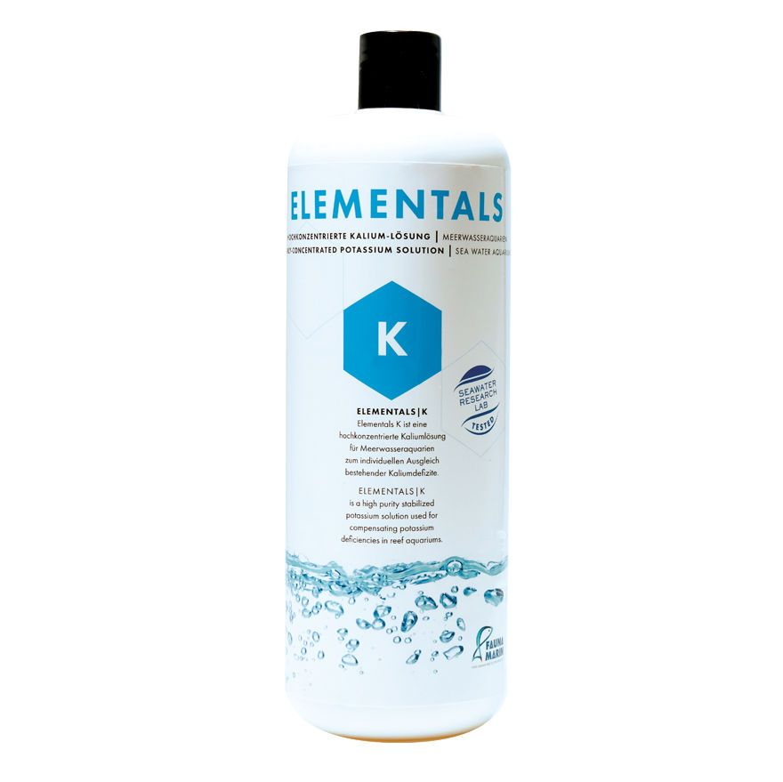 Fauna Marin Potassium Elemental K 1000ml – Reef Aquarium Potassium Supplement