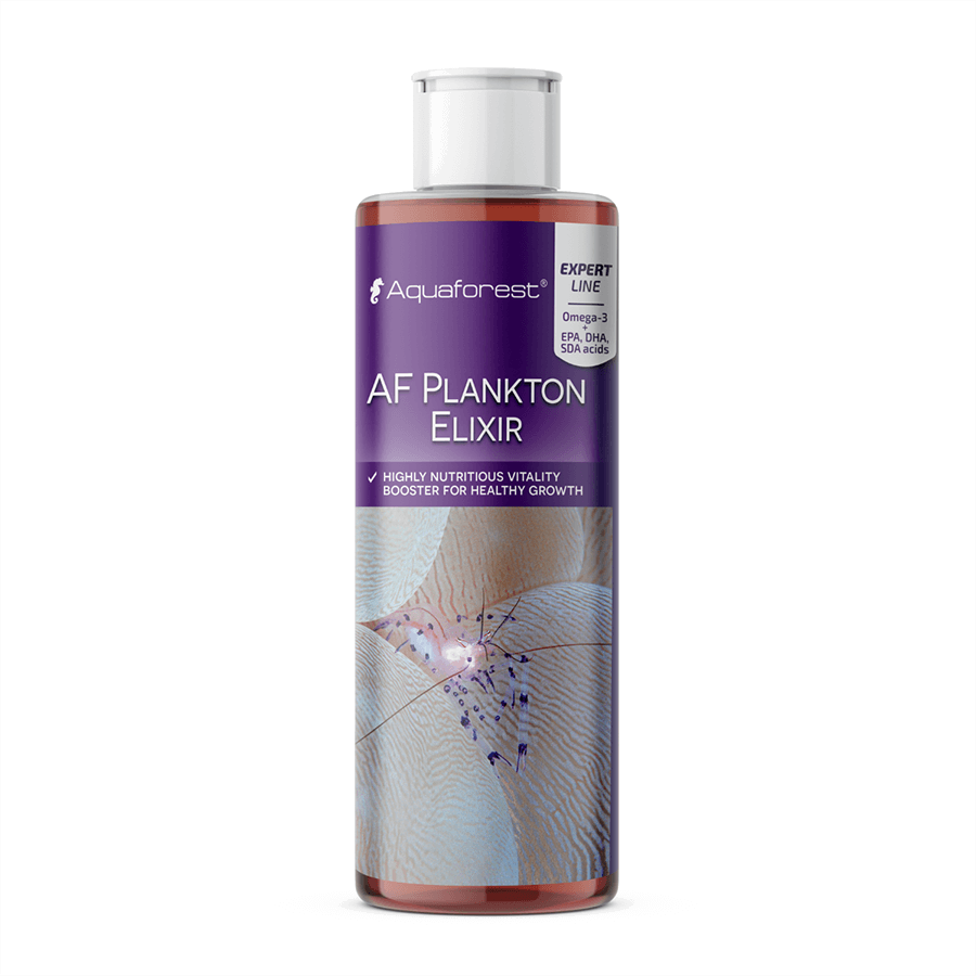 Aquaforest Plankton Elixir 250ml – Omega-3 Rich Liquid Food for Marine Fish, Corals & Invertebrates
