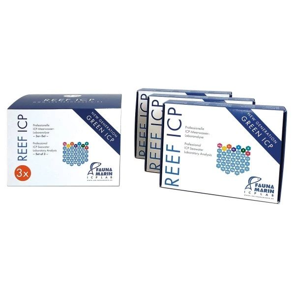 Fauna Marin Reef ICP Test Kit (3 Pack) – ICP Water Analysis