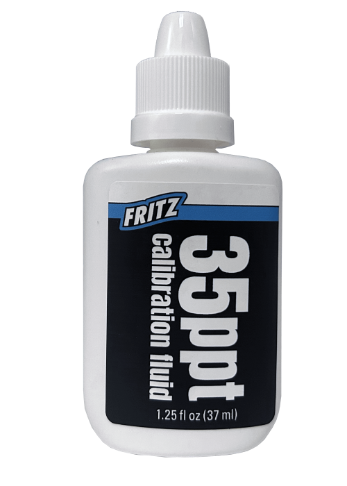 Fritz 35ppt Salinity Calibration Fluid (37ml) – Refractometer Accuracy