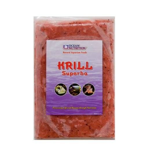 Ocean Nutrition Frozen Krill Superba 454g - Nutritious Food for Small Fish