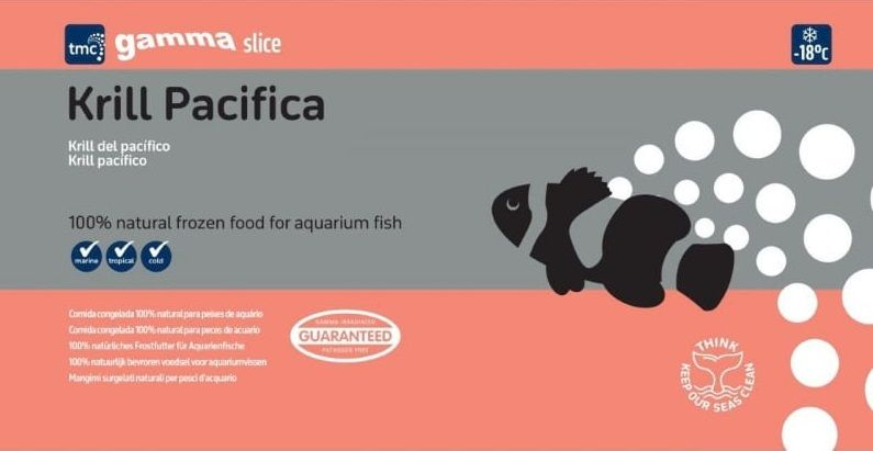 Gamma Slice Krill Pacifica Flat Pack 250g for Marine & Tropical Fish