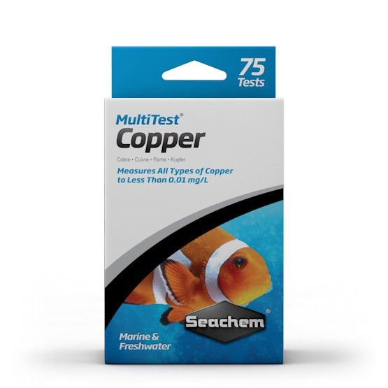 Seachem MultiTest Copper 75 Tests – Accurate Copper Test Kit