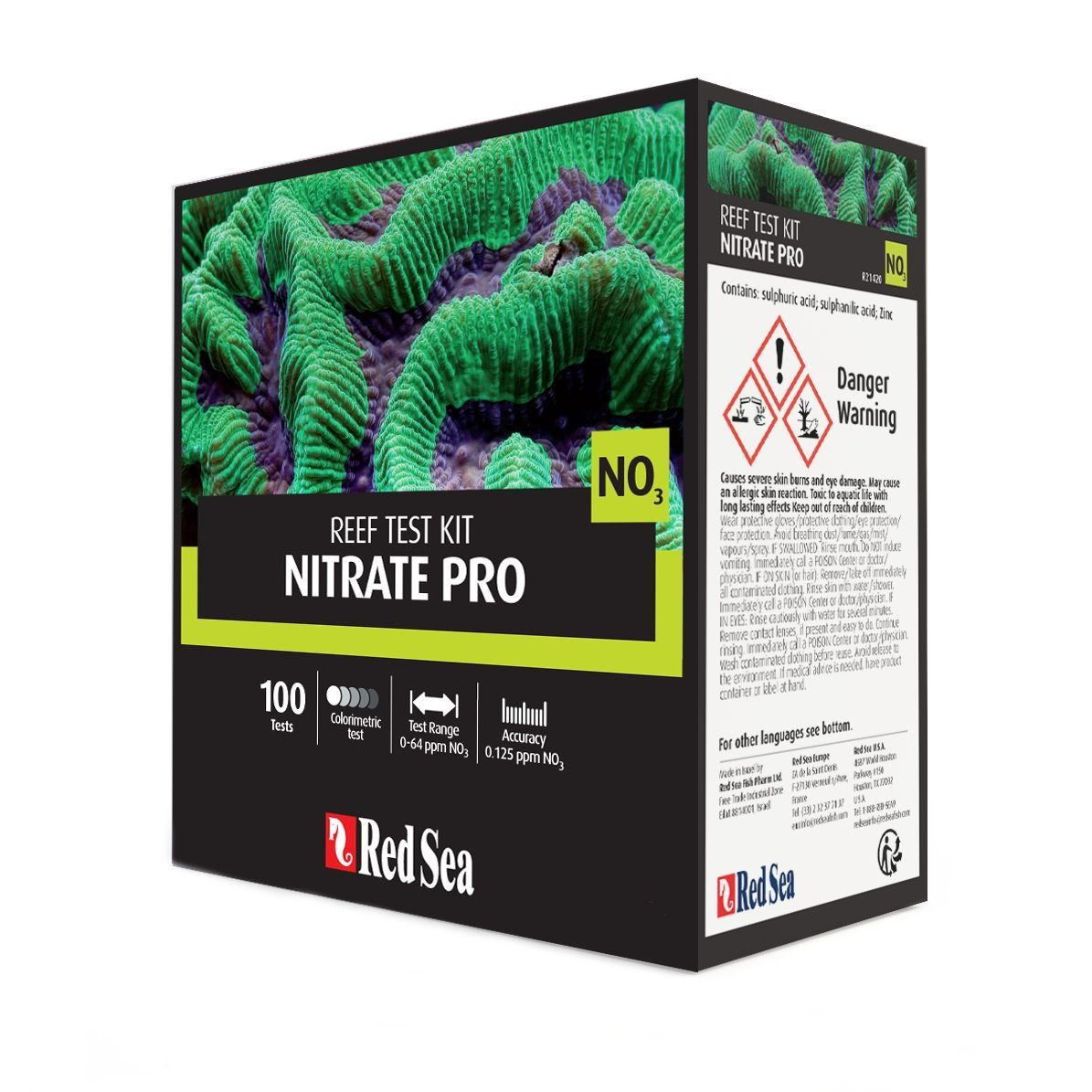 Red Sea Nitrate Pro Test Kit — Accurate NO3 Testing for Reefs