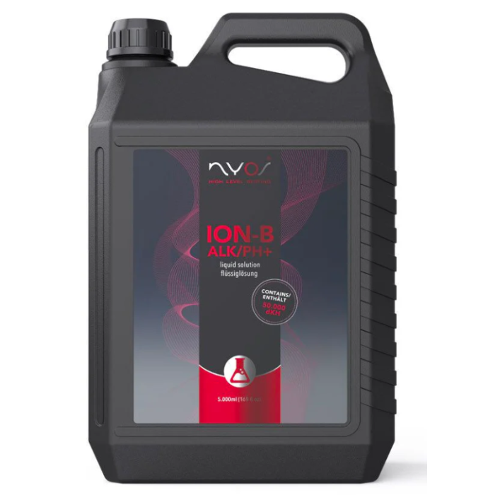Nyos ION-B Alk/pH+ Liquid 5000ml | Alkalinity & pH Stabilizer for Reef Tanks