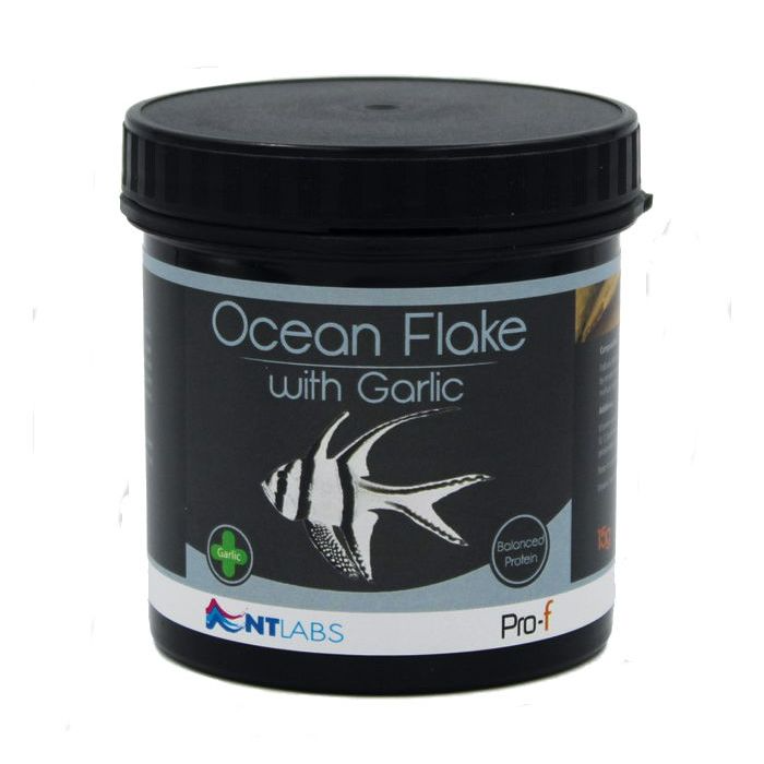 NT Labs Pro-f Ocean Flake with Garlic | Nutritional Fish Feed for Marine Fish