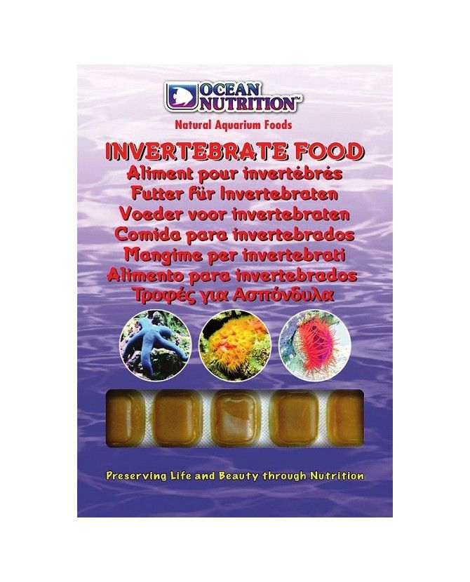 Ocean Nutrition Frozen Invertebrate Food 100g — Marine Filter Feeder Nutrition