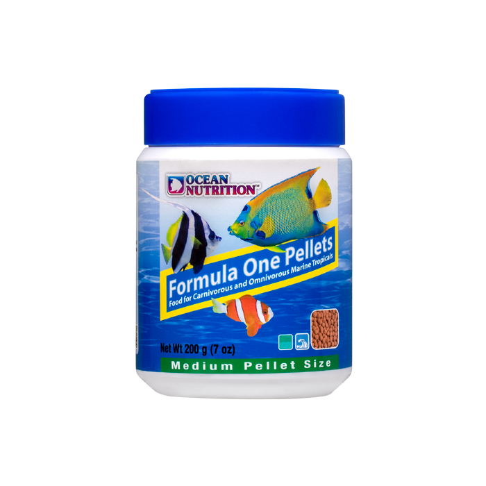 Ocean Nutrition Formula One Pellet Med 200g - Protein-Packed Food for Marine Fish