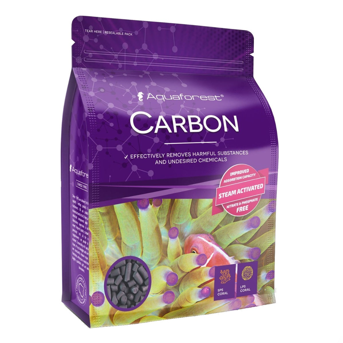 Aquaforest Carbon 1000ml – Premium Activated Carbon Aquarium Filter Media