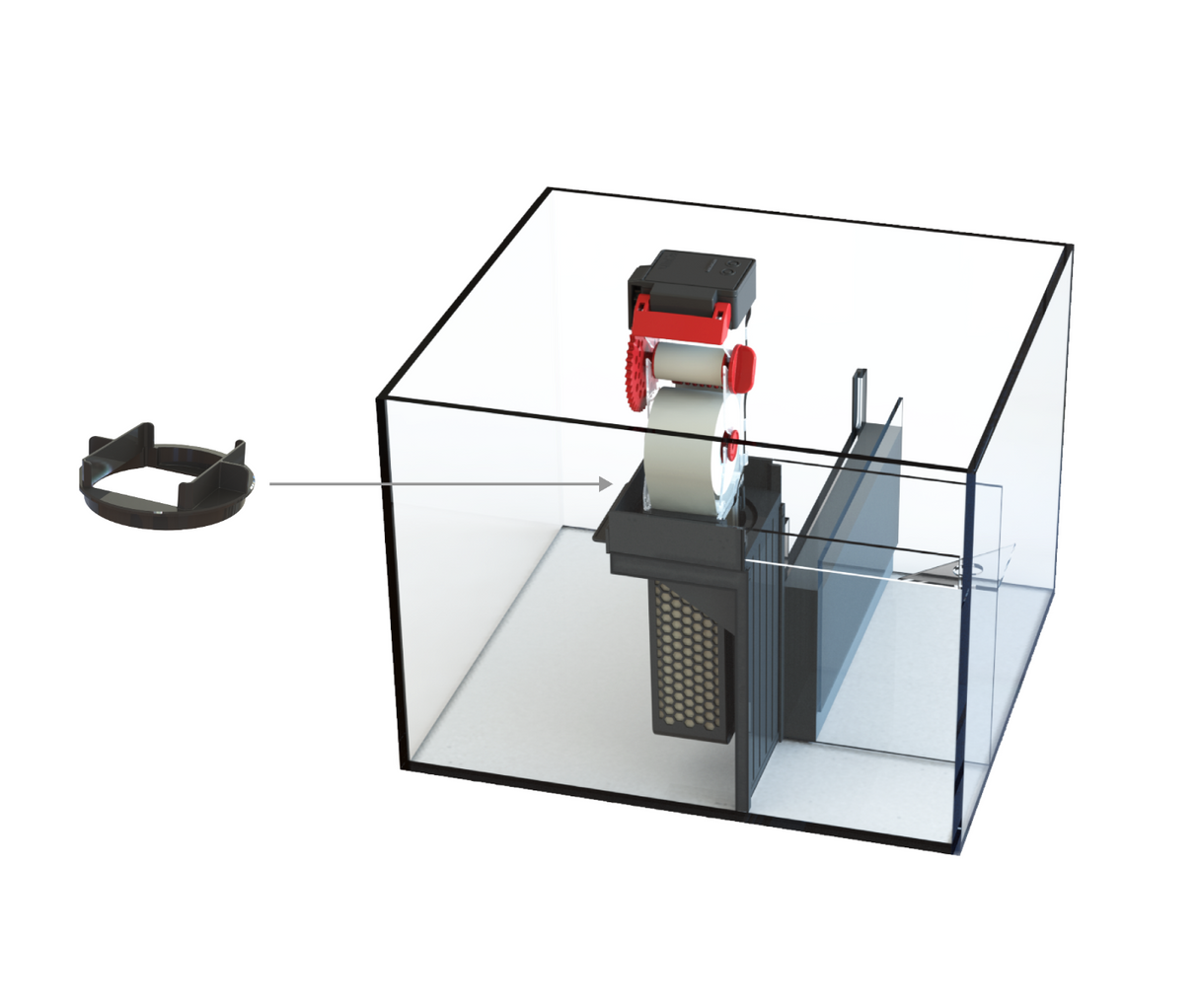 Red Sea NanoMat Unit – Efficient Fleece Roller Filter for Clear Water