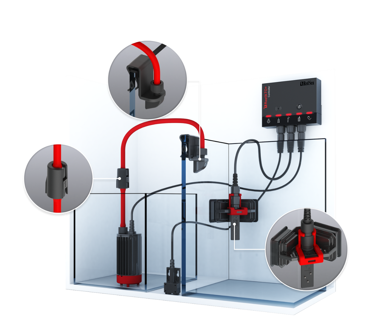 Red Sea Reef ATO+ System – Auto Top-Off, Leak Detection & Temperature Monitoring