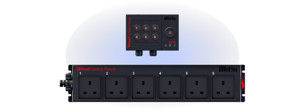 Red Sea ReefControl Power 6 Deluxe - Aquarium Power Control with Panel